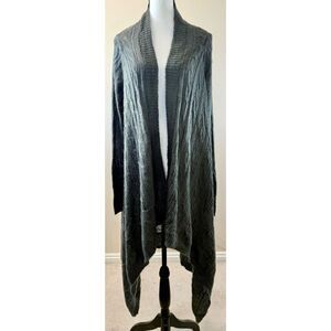 Vertigo Paris Mohair Blend Open Front Knitted Cardigan Women's Large